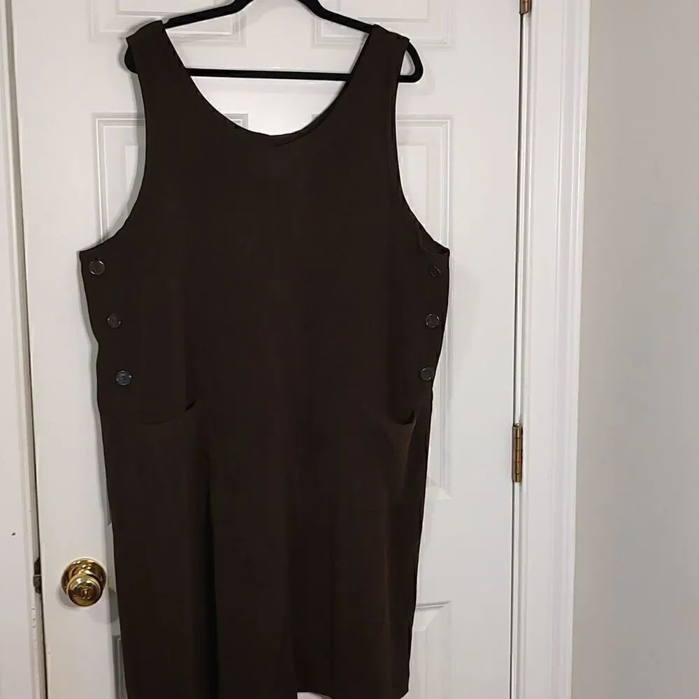 Casual Corner Annex Woman Brown Jumper Plus Size Dress Size 18W